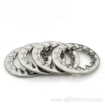 Stainless steel Serrated Lock Washers Internal Teeth